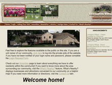 Tablet Screenshot of lexingtonvillageschaumburg.com